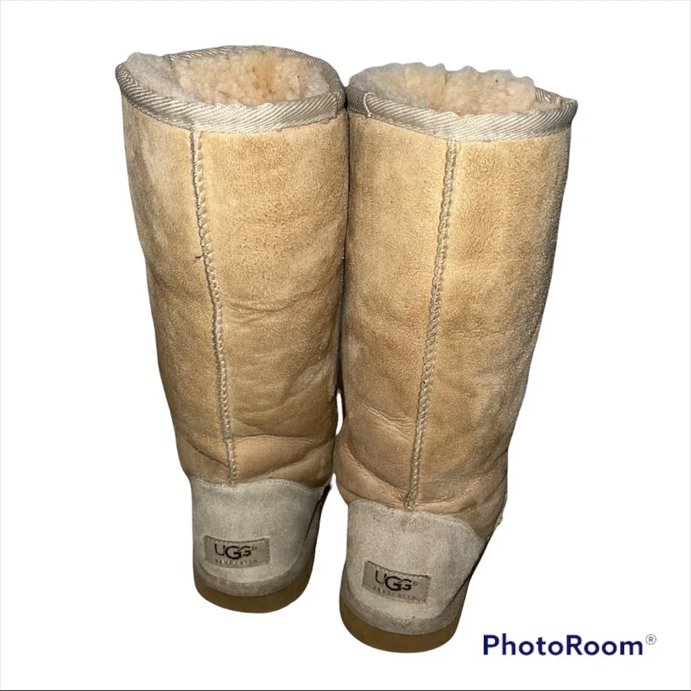 Ugg’s Classic Tall Boots Beige - Picture 3 of 6